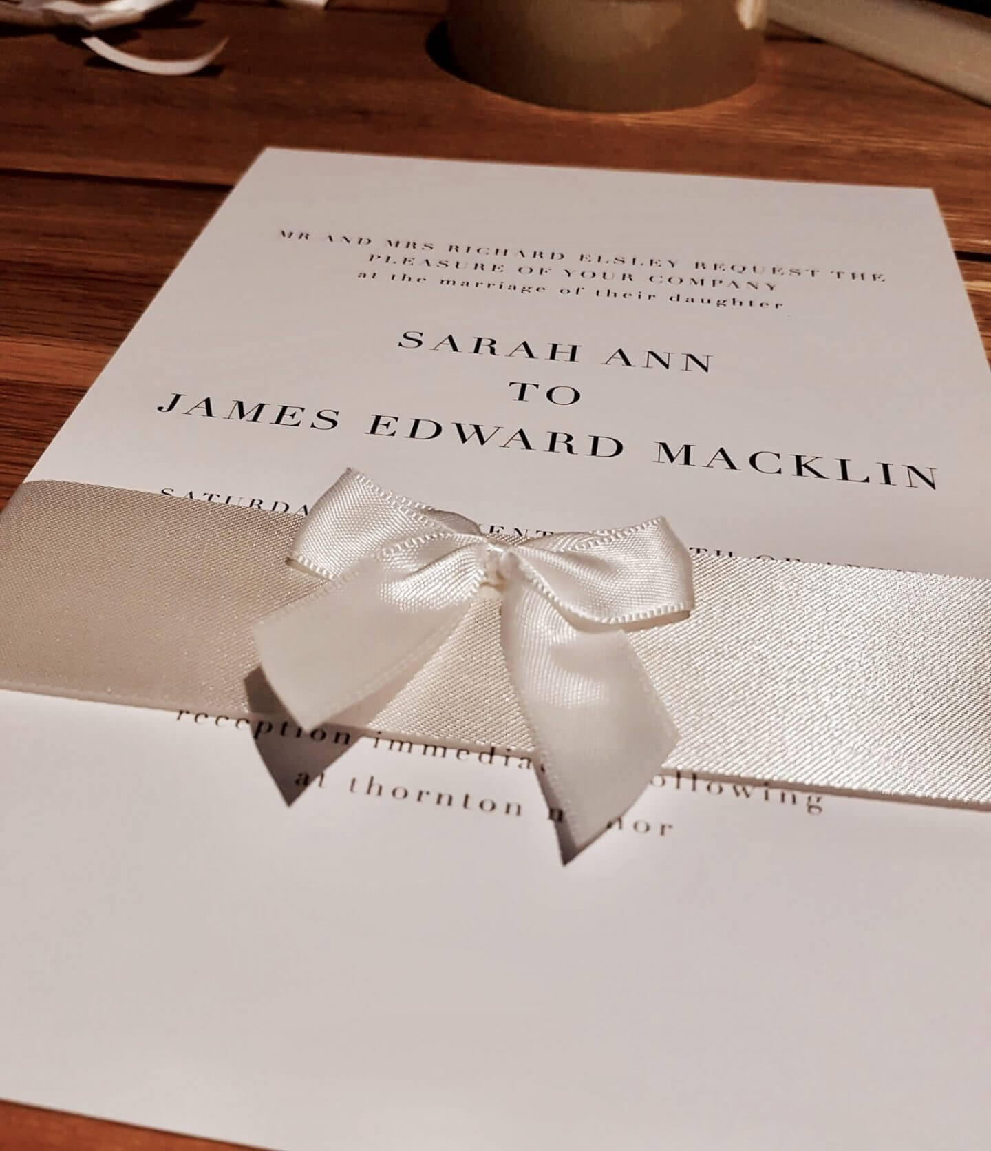 save money on your wedding by making your own invitations