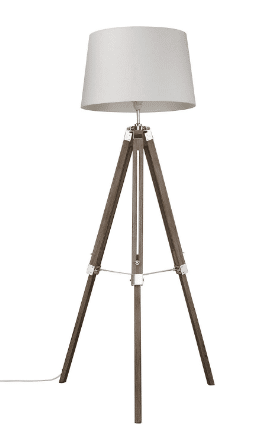 White tripod lamp from John Lewis