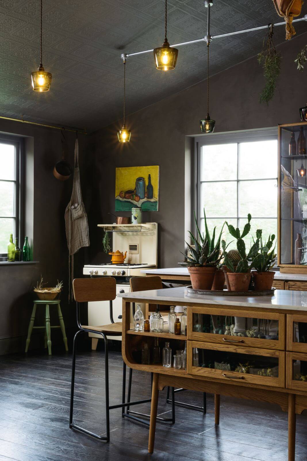 DeVOL kitchen - Haberdasher's kitchen designed by Paul O'Leary for mid-century kitchen inspiration
