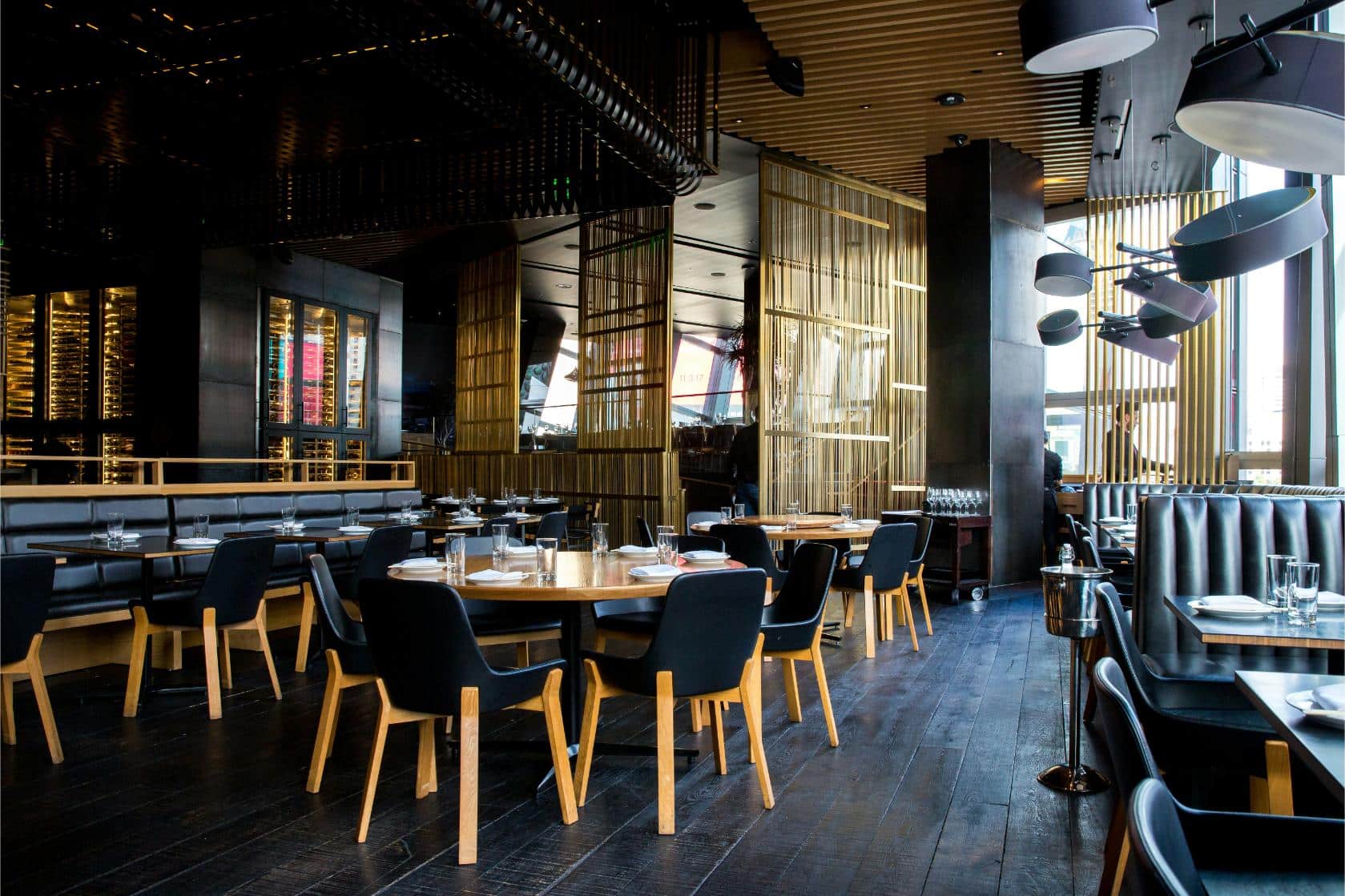 A commercial space that's been designed by an interior designer