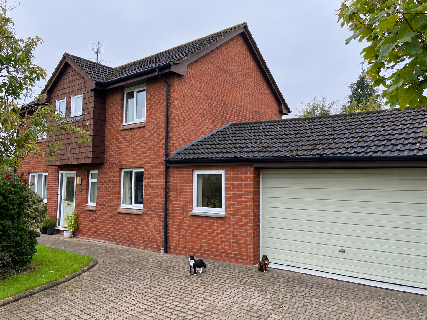An illustration/example of how our house could look once the new utility space is finished